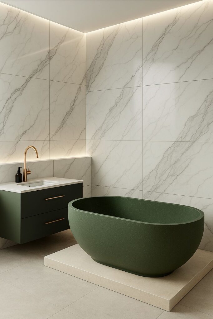 Bella terrazzo bathtub
