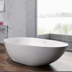 Olivia mineral stone bathtub