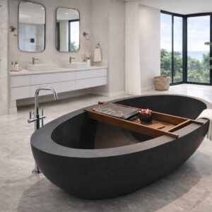 whitney terrazzo bathtub