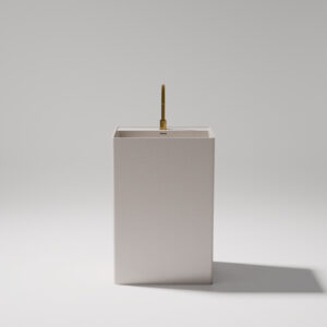 Cube Pedestal Stone Basin