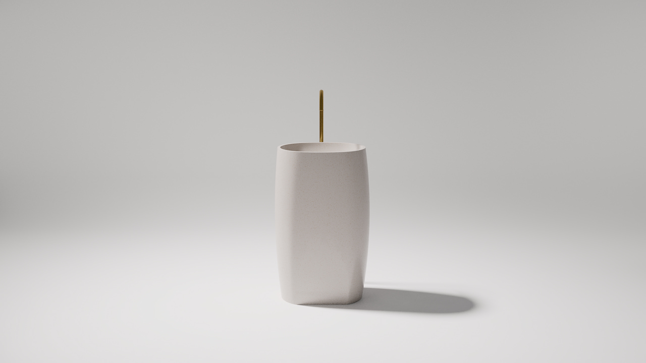 Unique luxury Freestanding Stone Basin