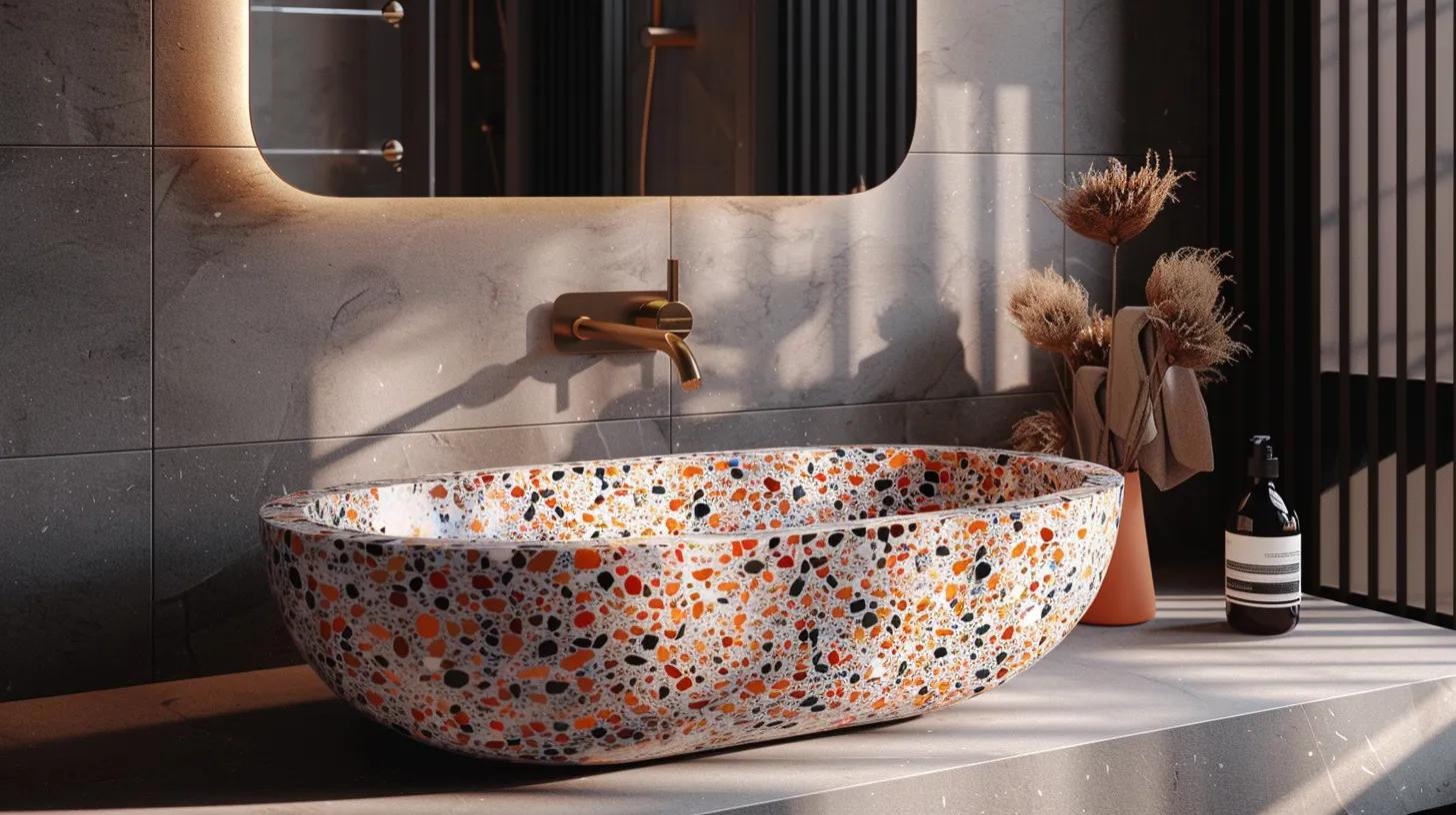 Stunning Terrazzo Basin Java: Elevate Your Interior Design - Pietra Bianca