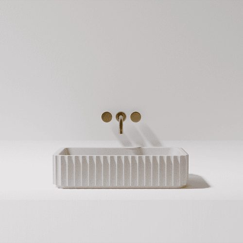 Brizza Rectangle Basin - Front View