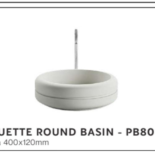 DUETTE ROUND BASIN PB8009