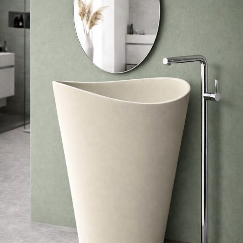 Freestanding Terrazzo Basin