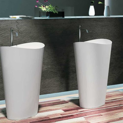 Freestanding Terrazzo Basin