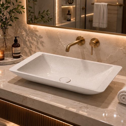 Lidia - above counter stone basin 2