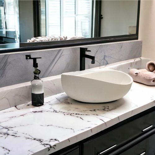 Onda - above counter stone basin 4