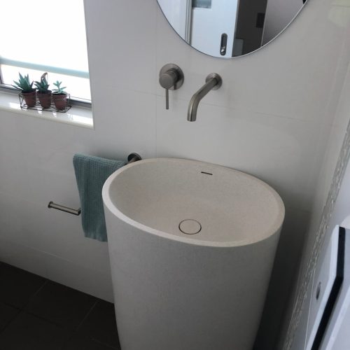 Unique luxury Freestanding Stone Basin
