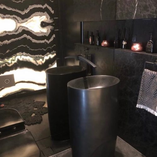Unique luxury Freestanding Stone Basin