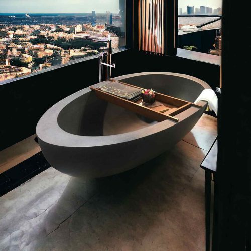 whitney terrazzo bathtub